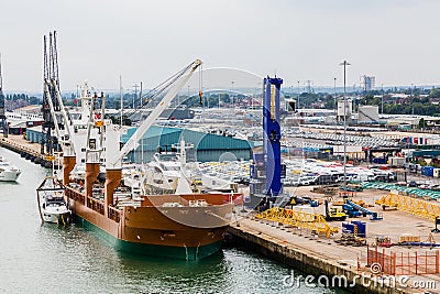 Heavy Shipping Industry Editorial Stock Photo