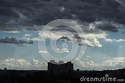 Heavy storm coming Stock Photo