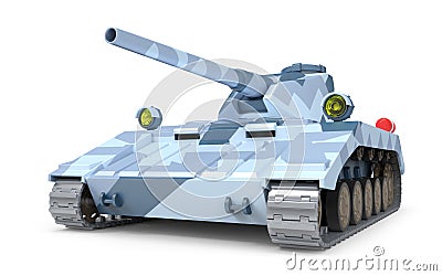 Tank heavy fantastic Cartoon Illustration