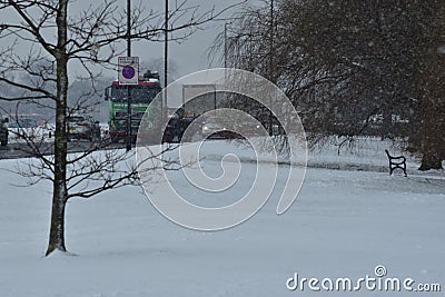 Heacy traffic on the road Editorial Stock Photo