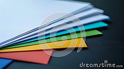 Heavyweight Letter Paper for Premium Notices Stock Photo
