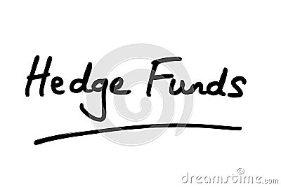Hedge Funds Stock Photo