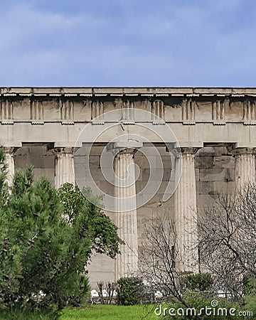 Hefest Monument Building, Athens, Greece Stock Photo