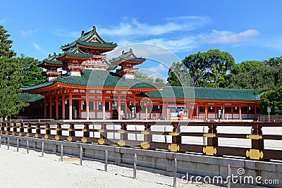 Heian Shrine Stock Photo