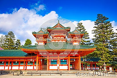 Heian Shrine of Kyoto Stock Photo