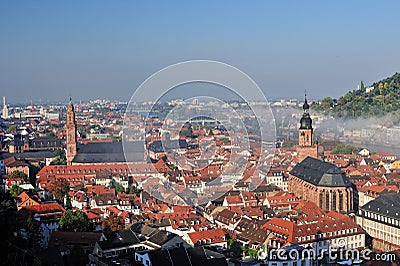 Heidelberg churches architecture Stock Photo