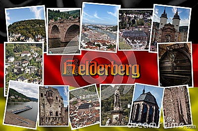 Heidelberg is a German city famous for its university and its many historical monuments Editorial Stock Photo