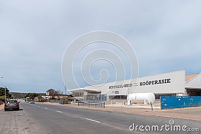 Agriculture retailer and gas station, in Heidelberg, Western Cape Province Editorial Stock Photo