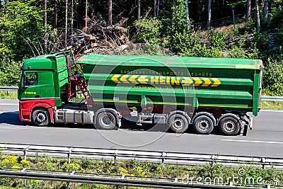 Hein Mercedes-Benz Actros Editorial Stock Photo