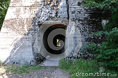 Heinrich Himmler's bunker at the SS Field Command Post Hochwald Stock Photo