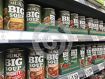 Heinz big soup Editorial Stock Photo