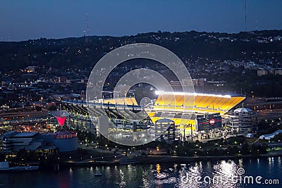 Heinz Field Stadium On the Ohio Editorial Stock Photo