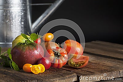 Heirloom Tomatoes Stock Photo