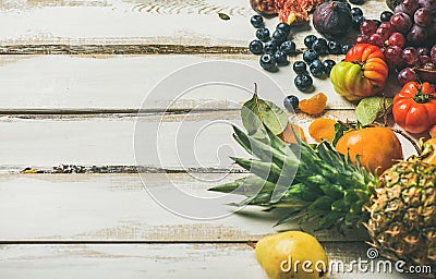 Helathy raw vegan food cooking background, selective focus Stock Photo
