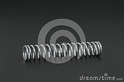 Helical spring Stock Photo