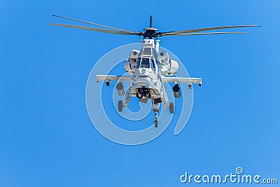 Helicopter Military Attack Aircraft Flying Editorial Stock Photo
