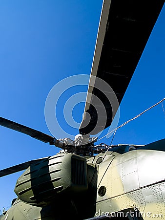 Helicopter Rotor Stock Photo