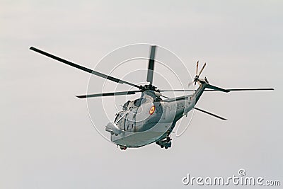 Helicopter Seaking Editorial Stock Photo