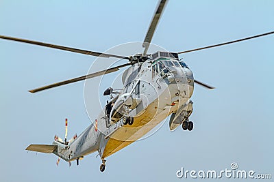 Helicopter Seaking Editorial Stock Photo