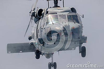 Helicopter SH-60B Seahawk Editorial Stock Photo