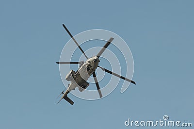 The helicopter for troop transport, casualty evacuation, and combat search and rescue duties Editorial Stock Photo