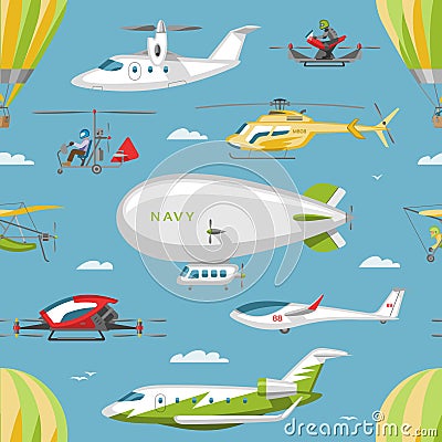 Helicopter vector copter aircraft or rotor plane and chopper jet flight transportation in sky illustration aviation set Vector Illustration