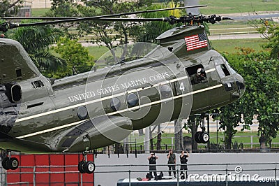 Helicopters of the American air force Editorial Stock Photo