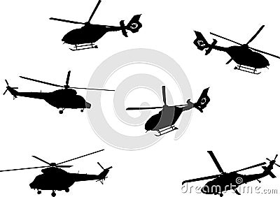 Helicopter Vector Illustration