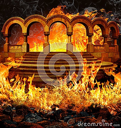 Hell Stock Photo