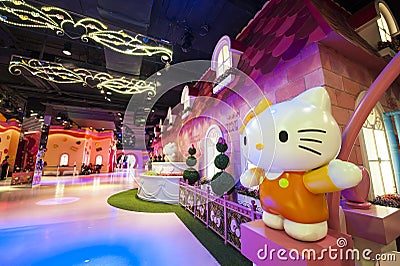 Sanrio Hello Kitty Town Editorial Stock Photo