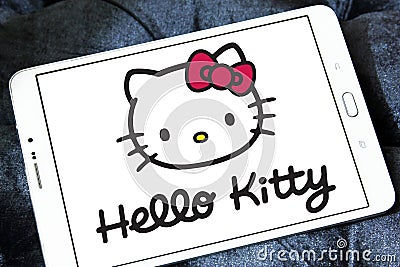 Hello Kitty logo Editorial Stock Photo