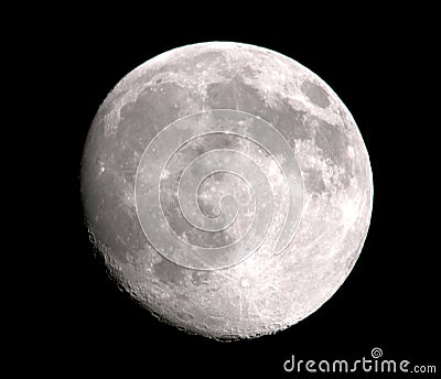 Hello Moon! Stock Photo