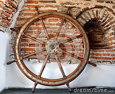 Helm Wheel Stock Photo