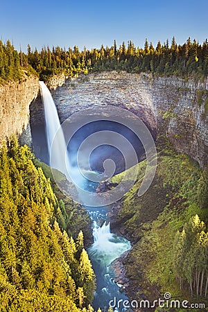 Helmcken Falls in British Columbia, Canada Stock Photo