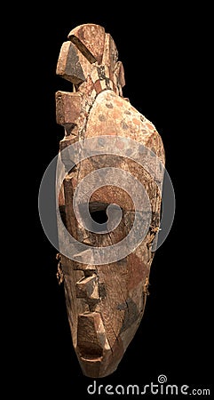 Helmet mask Bolo from Burkina Faso Bobo peoples Stock Photo