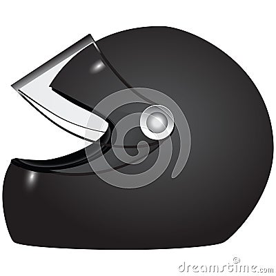 Helmet racer Vector Illustration