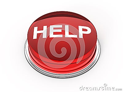 Help button Stock Photo