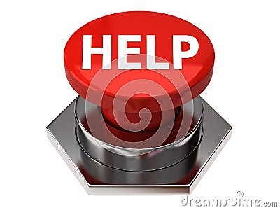 Help button Stock Photo