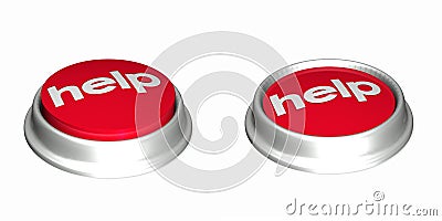 Help Buttons 1 Stock Photo