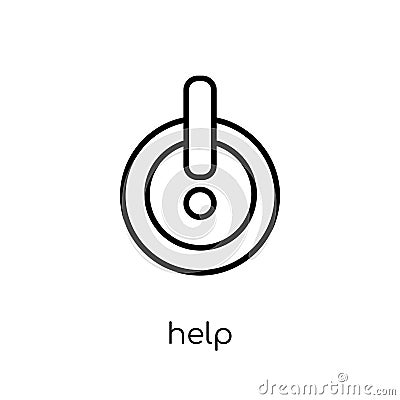 Help icon from collection. Vector Illustration