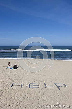 Help message Stock Photo