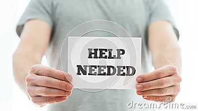 Help needed Stock Photo