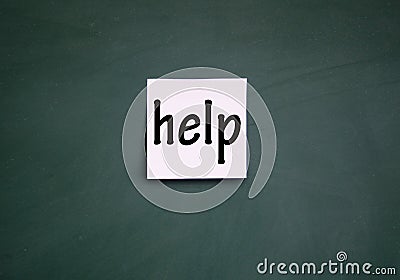 Help symbol Stock Photo