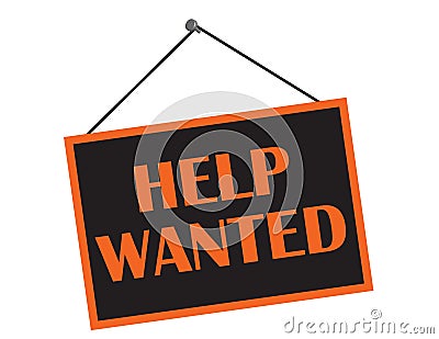 Help Wanted Stock Photo