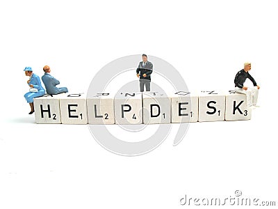 Helpdesk Stock Photo