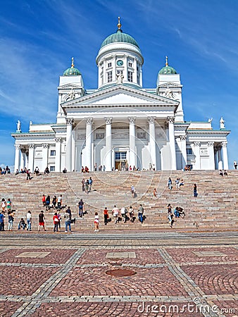 Helsinki Cathedral Finland Editorial Stock Photo