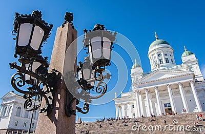 Helsinki Cathedral Stock Photo