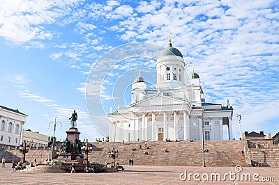 Helsinki Cathedral Editorial Stock Photo