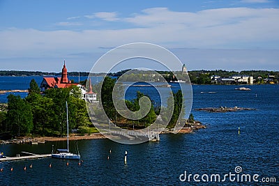 Helsinki, Finland the Luoto Island Editorial Stock Photo