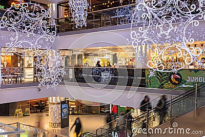 Helsinki, Finland November 30, 2020 Super merkat decorated for Christmas Editorial Stock Photo